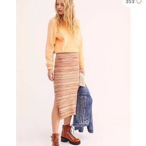 Free People What you want midi skirt sz S